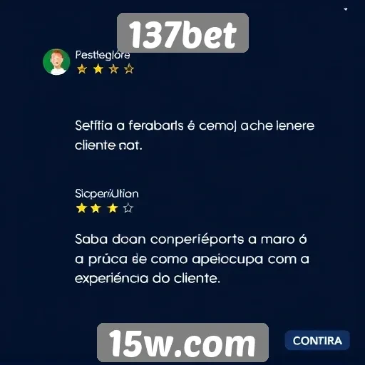 Feedback de usuários sobre o suporte ao cliente do 137bet