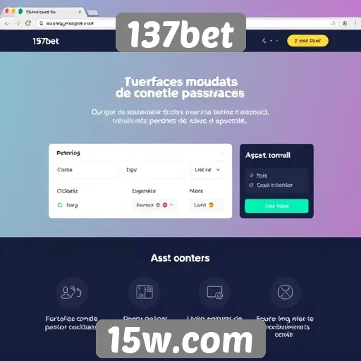 Análise da interface do usuário no site 137bet