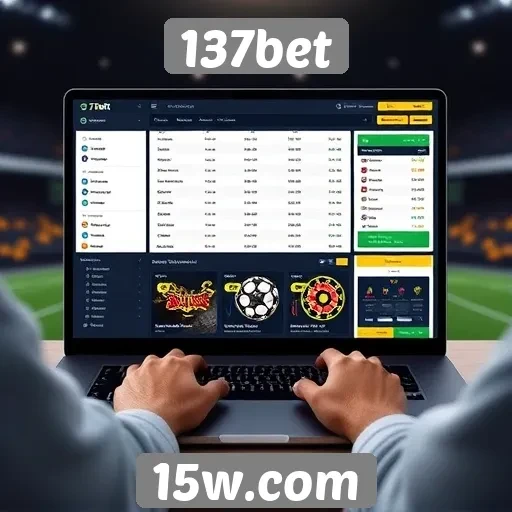 Análise da interface do usuário do site 137bet